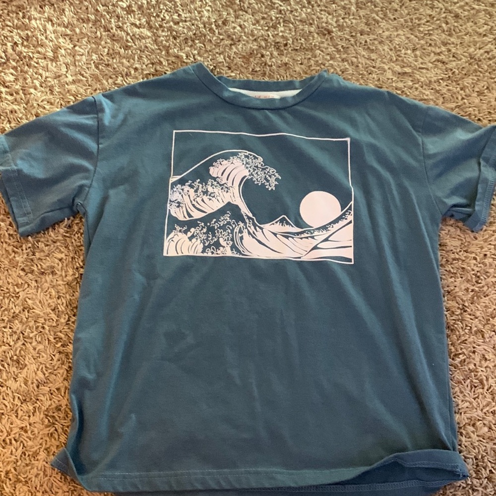 short sleeve wave shirt